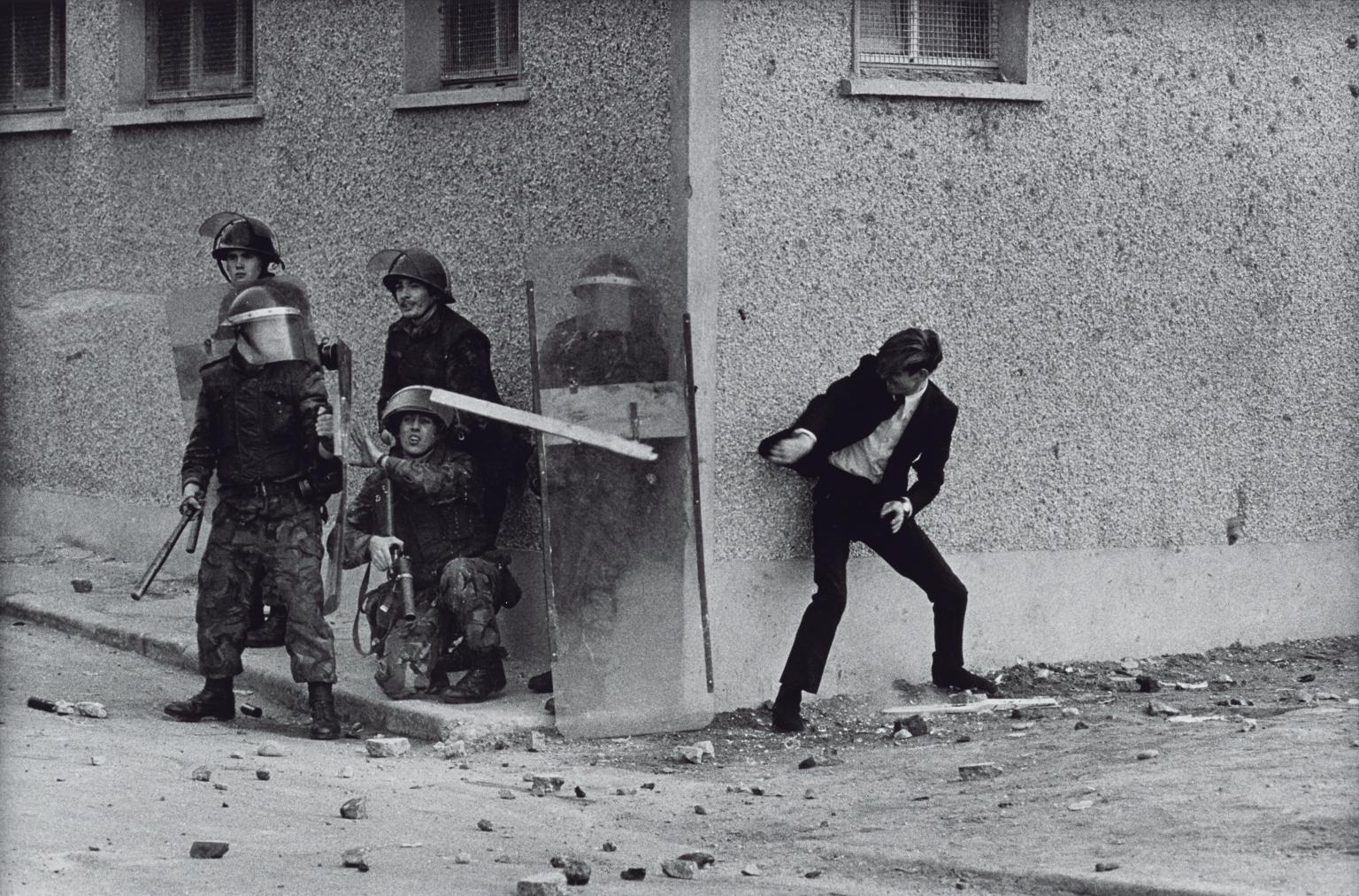 The Bogside, Londonderry, Northern Ireland 1971, printed 2013 by Don McCullin born 1935