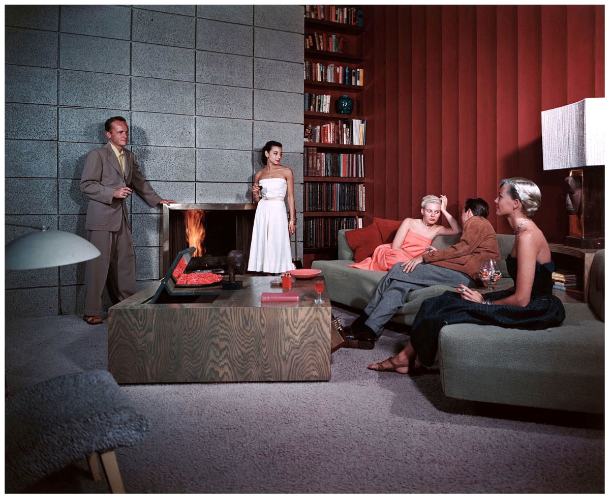 1950-cocktail-hour-at-the-spencer-residence-in-santa-monica-note-the-mirror-view-television-sunken-into-the-table-architect-richard-spencer-color-transparency-by-julius-shulman (Custom)