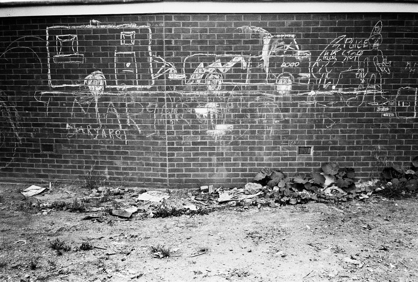 Travellers Site, Post-Eviction, Camden Town, 1985 C-Print Photograph (Custom)